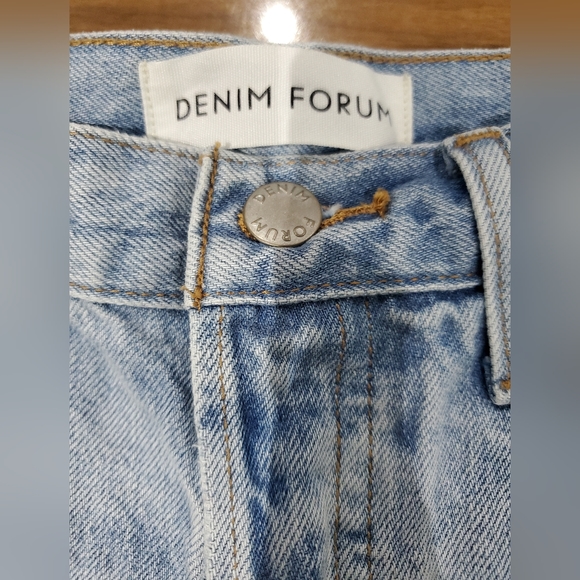 ARITIZA DENIM FORUM Ex Boyfriend short blue button fly size 25 - Picture 4 of 7